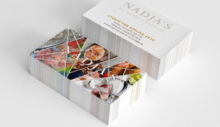 Flyer und Visitkarten · Nadja's